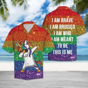 Lgbt Pride Hawaiian Shirt Summer Button Up