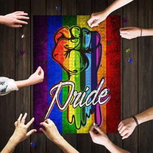 Lgbt Pride Rainbow Colorful Jigsaw Puzzle Set