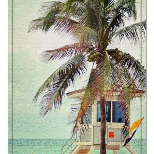 Lifeguard Shack And Palm Jigsaw Puzzle Set