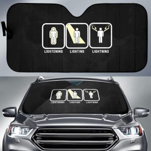 Lightning Car Auto Sun Shade