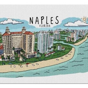 Line Drawing, Naples Jigsaw Puzzle Set