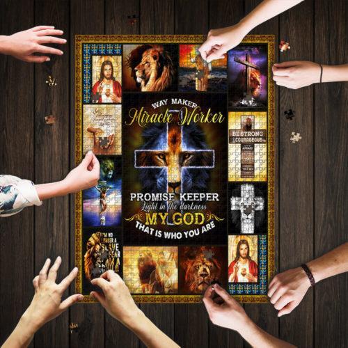 Lion. A Child Of God. My God That Is Who You Are Jigsaw Puzzle Set Lion. A Child Of God. My God That Is Who You Are Jigsaw Puzzle Set