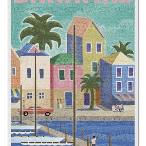 Lithograph, Bahamas Jigsaw Puzzle Set