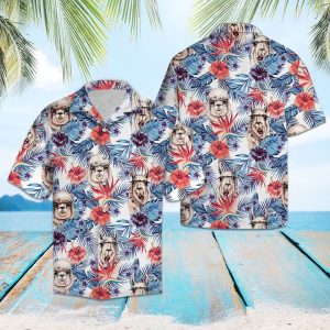 Llama Hawaiian Shirt Summer Button Up