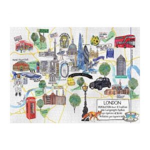 London Map Jigsaw Puzzle Set