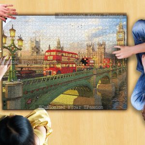 London Premium Wooden Jigsaw Puzzle Set
