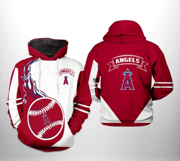 Los Angeles Angels MLB Classic 3D Printed Hoodie/Zipper Hoodie