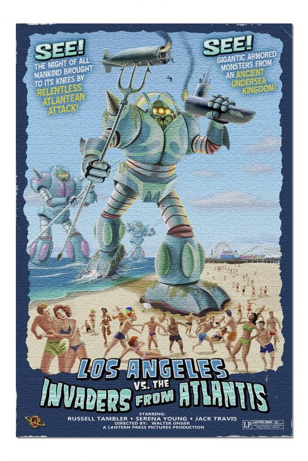 Los Angeles Atlantis Invaders Jigsaw Puzzle Set