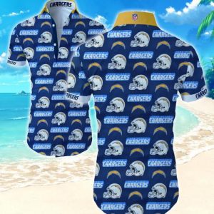 Los Angeles Chargers Hawaiian Shirt Summer Button Up