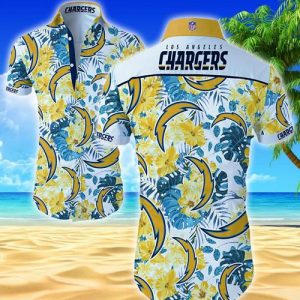 Los Angeles Chargers Hawaiian Shirt Summer Button Up