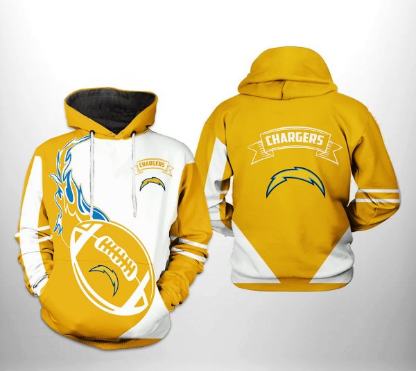 Los Angeles Chargers NFL Classic 3D Printed Hoodie/Zipper Hoodie