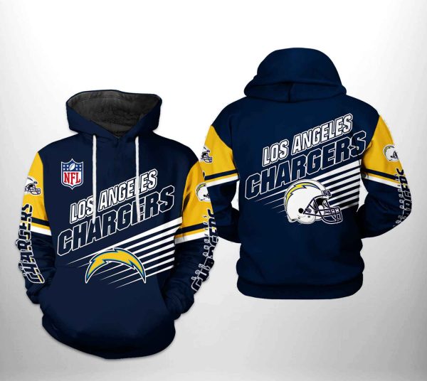 Los Angeles Chargers NFL Team 3D Printed Hoodie/Zipper Hoodie