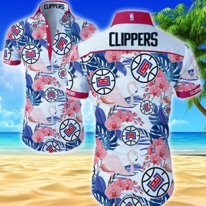 Los Angeles Clippers Hawaiian Shirt Summer Button Up