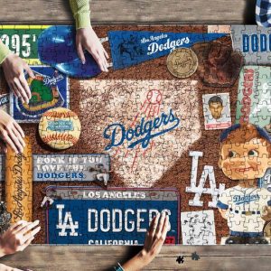 Los Angeles Dodgers Jigsaw Puzzle Set