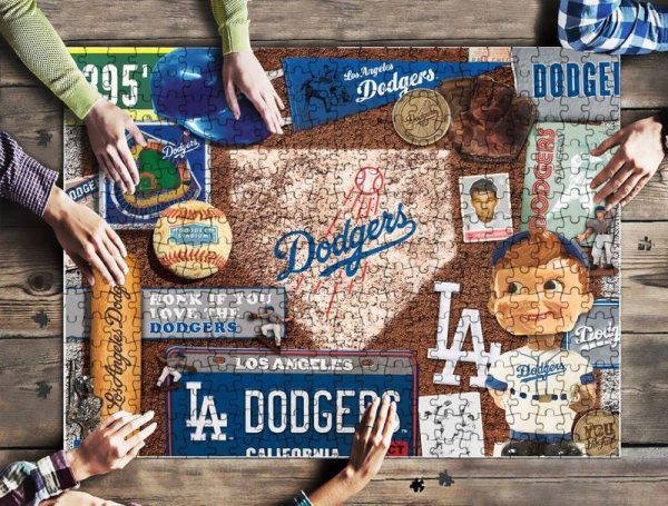 Los Angeles Dodgers Jigsaw Puzzle Set