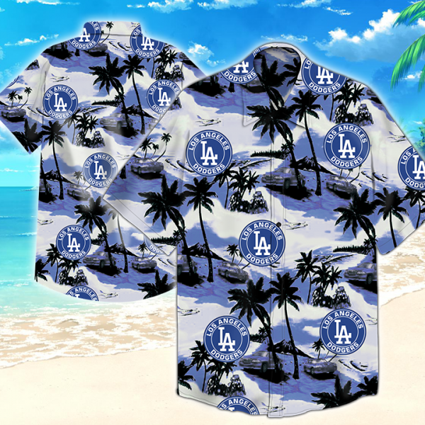 Los Angeles Dodgers Mlb Hawaiian Shirt Summer Button Up