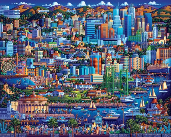 Los Angeles Jigsaw Puzzle Set