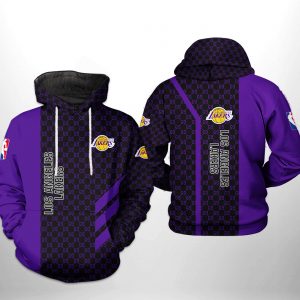 Los Angeles Lakers NBA 3D Printed Hoodie/Zipper Hoodie