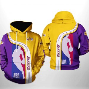 Los Angeles Lakers NBA Team 3D Printed Hoodie/Zipper Hoodie
