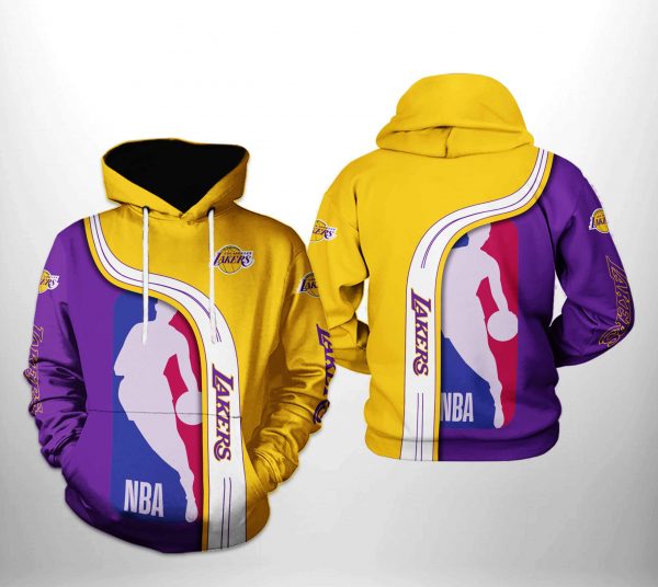 Los Angeles Lakers NBA Team 3D Printed Hoodie/Zipper Hoodie