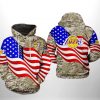 Los Angeles Lakers NBA US Flag Camo Veteran Team 3D Printed Hoodie/Zipper Hoodie