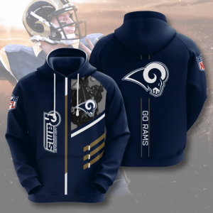 Los Angeles Rams American Football 3D Printed Hoodie/Zipper Hoodie