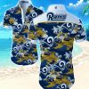 Los Angeles Rams Coconut Tree Hawaiian Shirt Summer Button Up