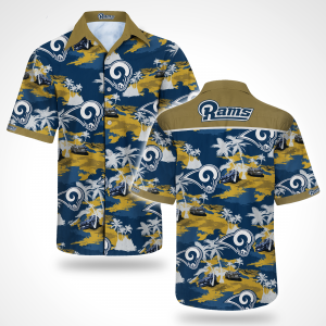 Los Angeles Rams Hawaiian Shirt Summer Button Up
