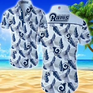 Los Angeles Rams Hawaiian Shirt Summer Button Up