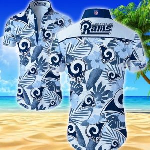 Los Angeles Rams Hawaiian Shirt Summer Button Up