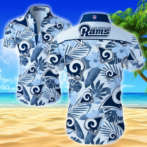 Los Angeles Rams Hawaiian Shirt Summer Button Up