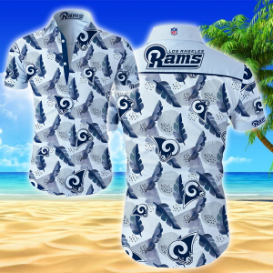 Los Angeles Rams Trendy Sport Hawaiian Shirt Summer Button Up