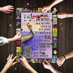 Louisiana House Jigsaw Puzzle Set