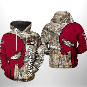 Louisiana Monroe Warhawks NCAA Camo Veteran Hunting 3D Printed Hoodie/Zipper Hoodie