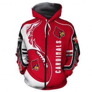 Louisville Cardinal 3D Printed Hoodie/Zipper Hoodie