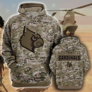 Louisville Cardinal 3D Printed Hoodie/Zipper Hoodie