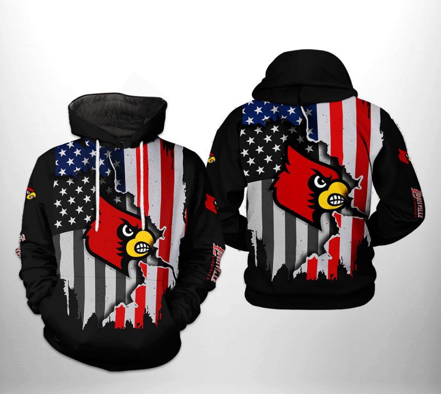 louisville cardinals zip up hoodie