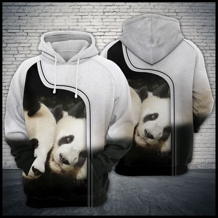 Love Giant Panda 3D Printed Hoodie/Zipper Hoodie Love Giant Panda 3D Printed Hoodie/Zipper Hoodie