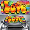 Love Hippie Car Auto Sun Shade