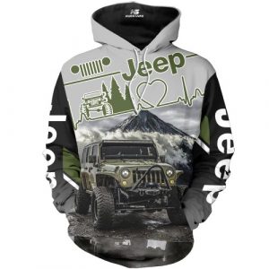 Love Jeep 3D Printed Hoodie/Zipper Hoodie