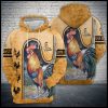 Love Rooster 3D Printed Hoodie/Zipper Hoodie