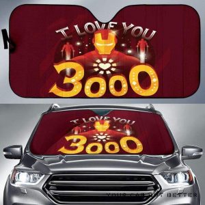 Love You 3000 Car Auto Sun Shade