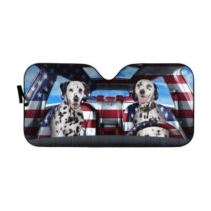 Lovely Dalmatian Car Auto Sun Shade