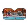 Loving Pugs Driving Roadster Car Auto Sun Shade