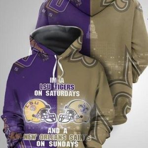 Lsu Tigers 3D Printed Hoodie/Zipper Hoodie