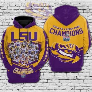 Lsu Tigers 3D Printed Hoodie/Zipper Hoodie