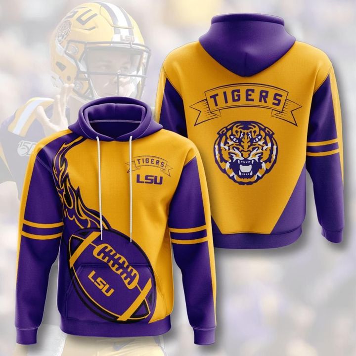 Lsu Tigers 3D Printed Hoodie/Zipper Hoodie Lsu Tigers 3D Printed Hoodie/Zipper Hoodie