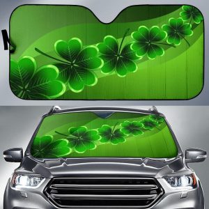Lucky St Patricks Day Car Auto Sun Shade