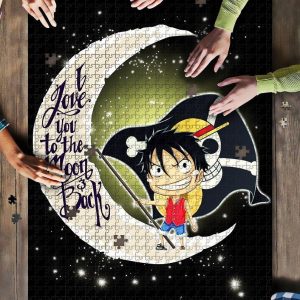 Luffy One Piece Moon Jigsaw Puzzle Set