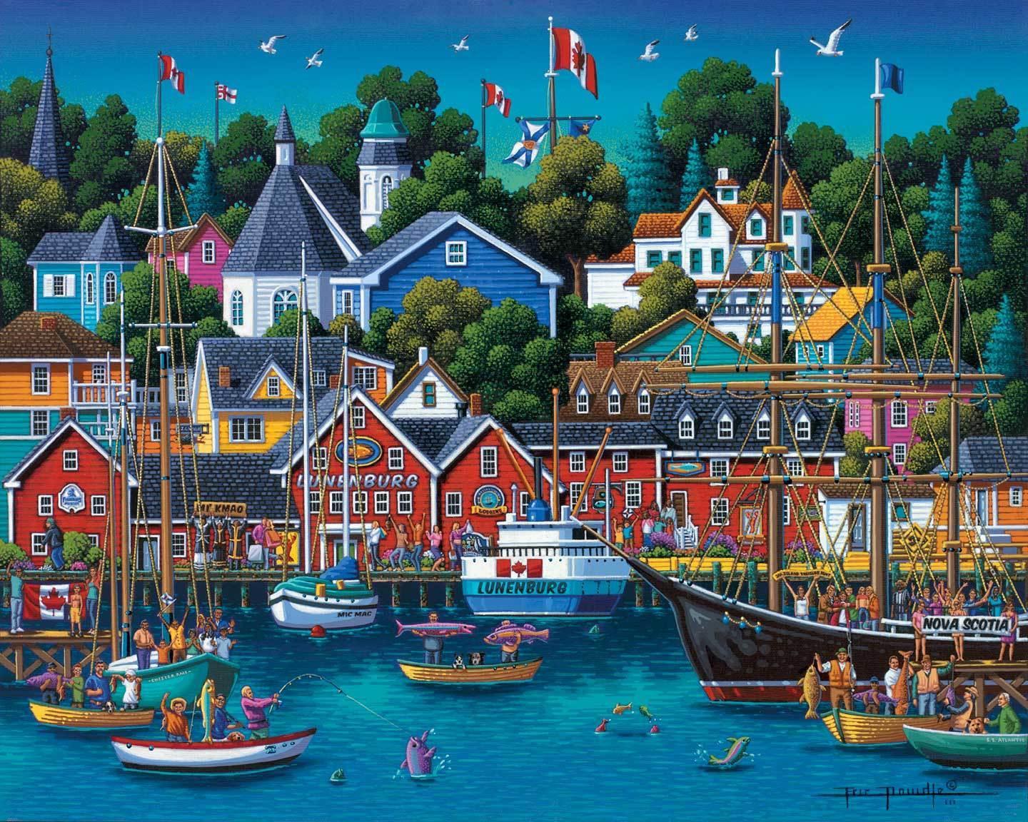 Lunenberg Jigsaw Puzzle Set Lunenberg Jigsaw Puzzle Set